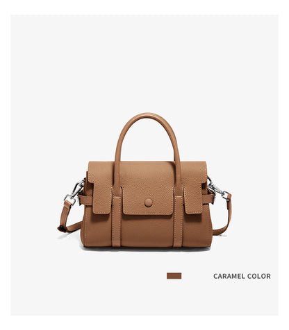 FOXER Retro Luxury Top-handle Bag for Women Genuine Leather Laies Shoulder Bag Female Crossbody Handbag Work Purse 2026 New