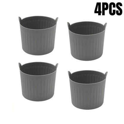 2/4Pcs Silicone Air Fryer Baking Molds