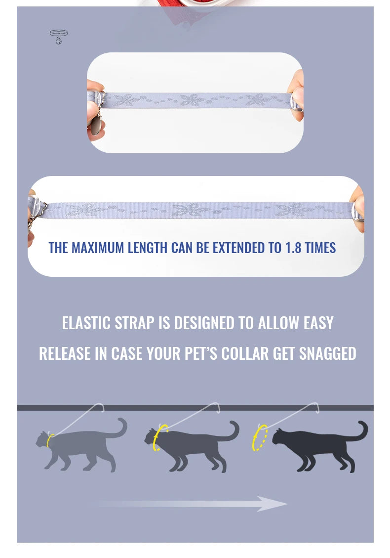 Truelove Cat Collar with Elastic Strap