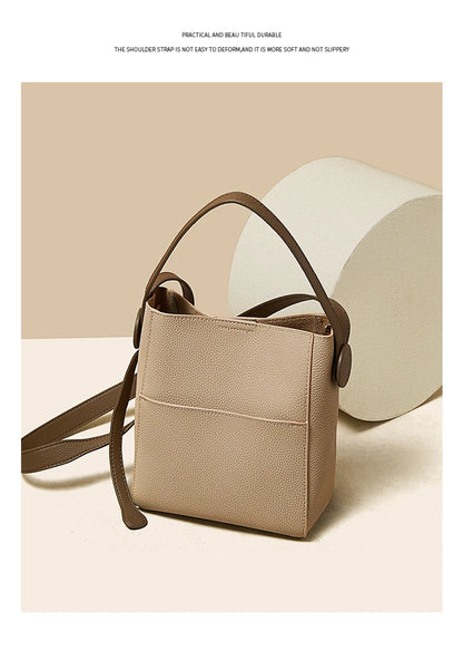 FOXER Split Leather Crossbody Shoulder Bag