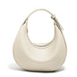 FOXER Women's Shoulder Bag PU Leather New Lady Crescent Underarm Bag Fashion Minimalist Crossbody Bag for Daily Casual Outfit