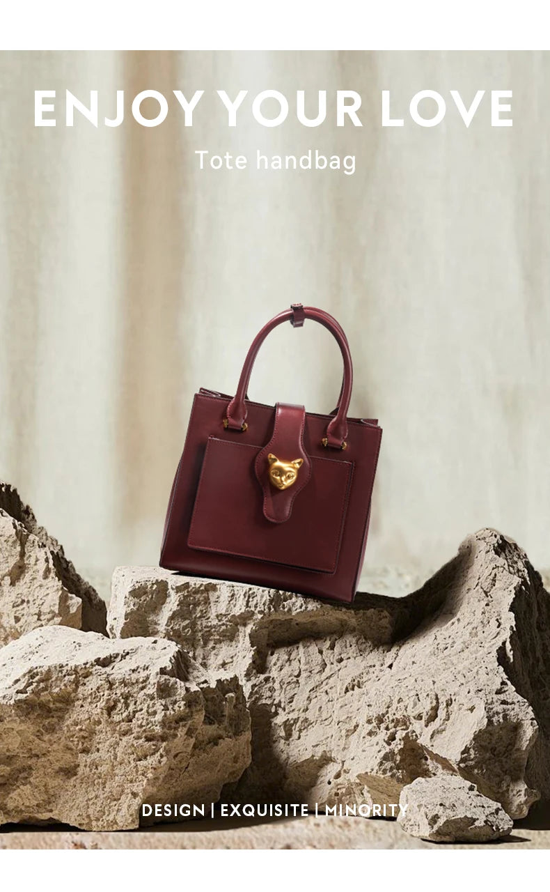 BAFELLI Soft Leather Multi-Compartment Commuter Tote