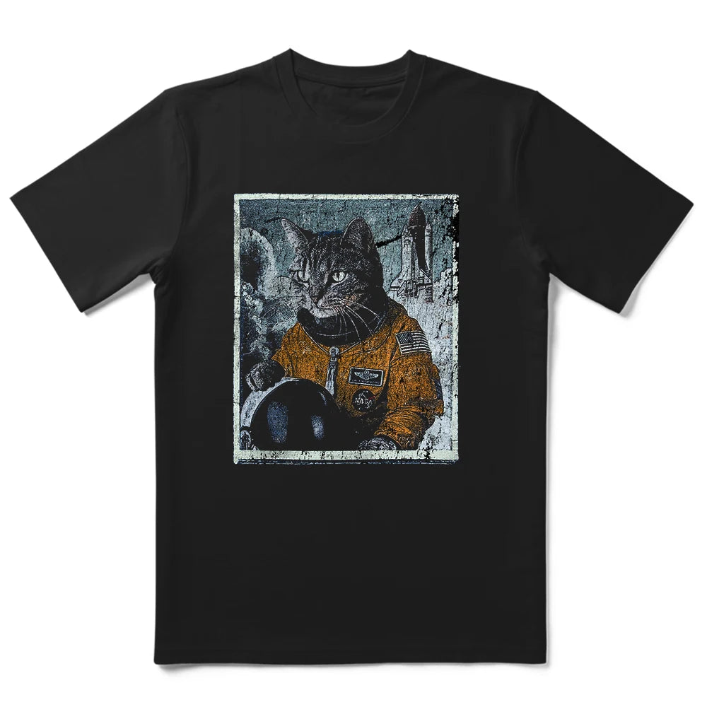 COOLMIND 100% Cotton Cool Mens Tee Shirt Casual Cool Cat Print Men Tshirt Loose Summer Short Sleeve Men T Shirt o-neck t-shirt