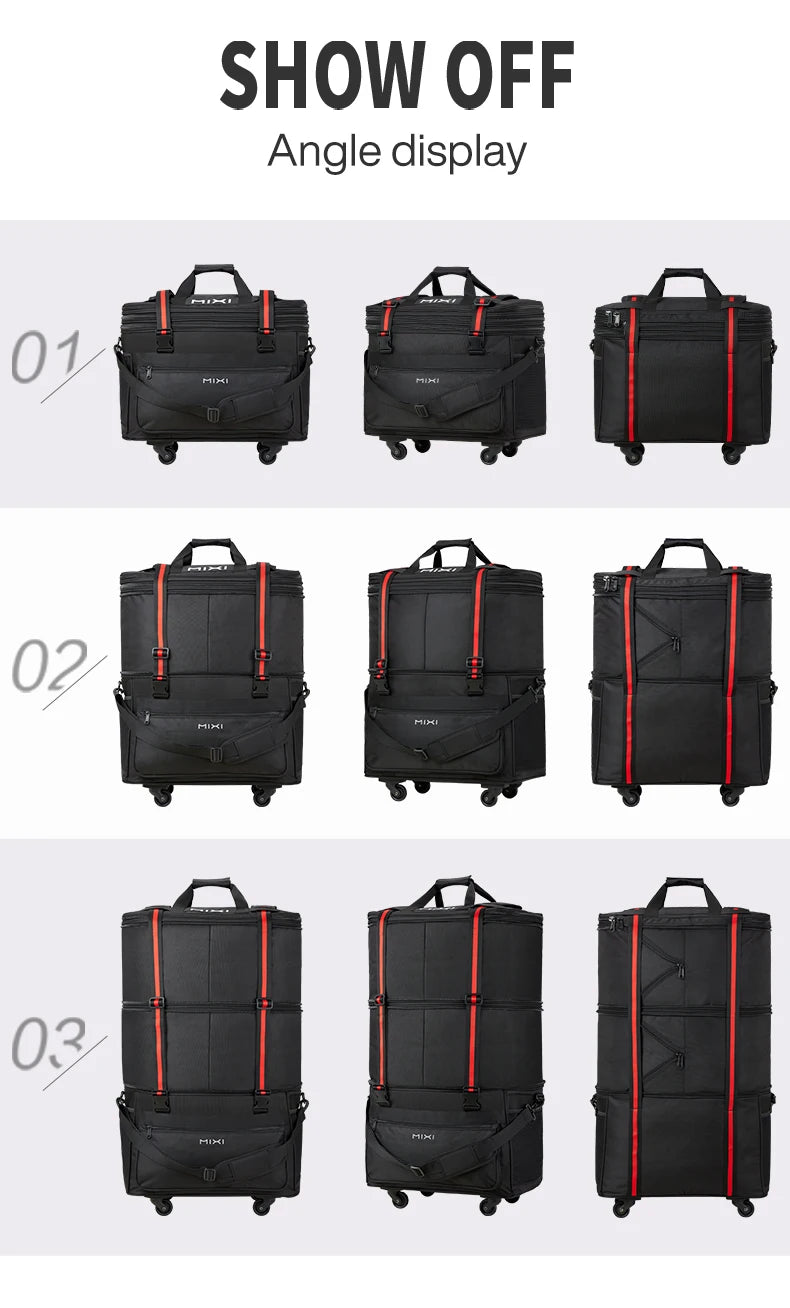 Mixi Expandable Large Capacity Foldable Travel Bag