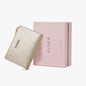 FOXER Women's Short Wallet – Premium Split Leather Design