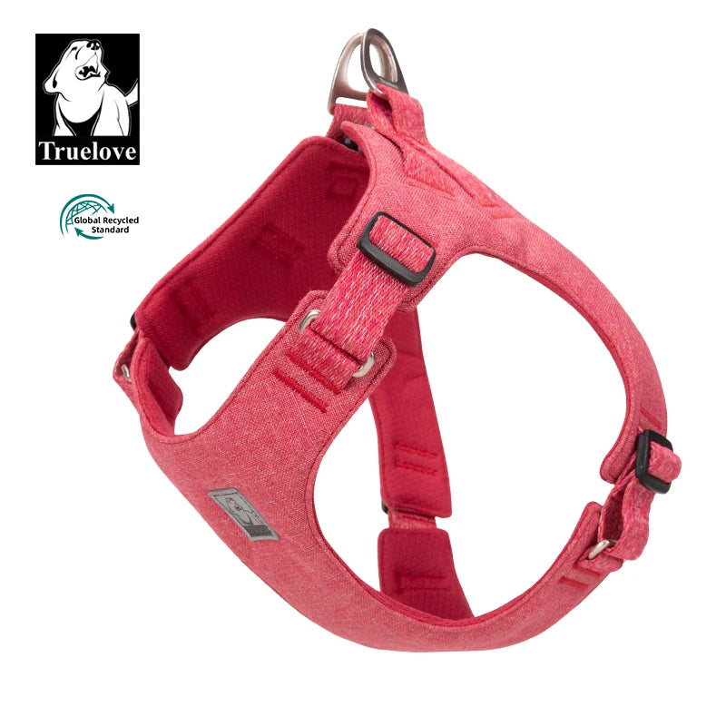 Truelove Recycled Pet Harness High Quality Adjustable Eco-friendly Recycled Material No Pull Breathable Soft Reflective TLH3012