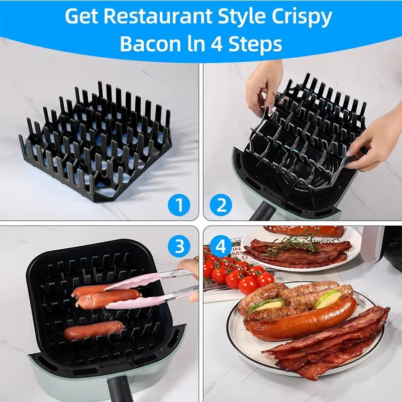 Silicone Air Fryer Square Molds