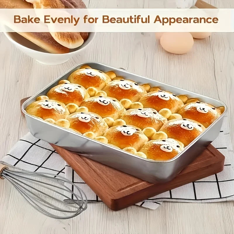 1-Piece Stainless Steel Baking Storage Box