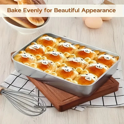 1-Piece Stainless Steel Baking Storage Box