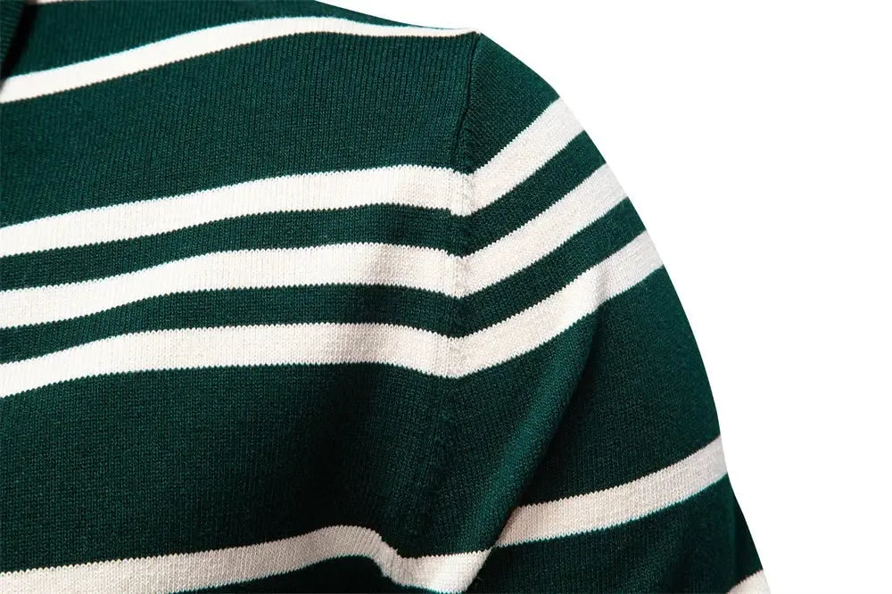 AIOPESON Colour Block Polos - ShopHub