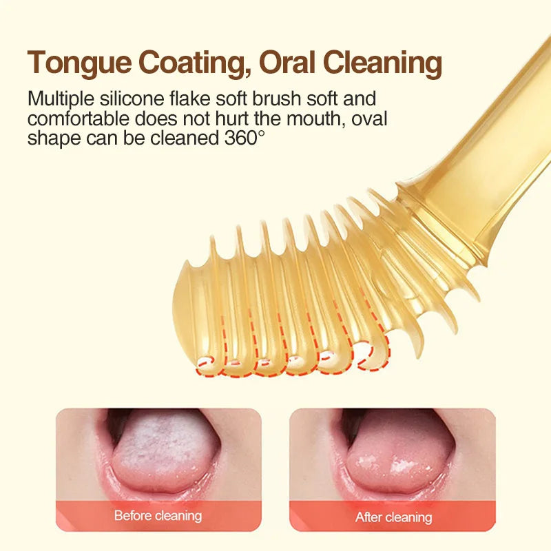 Dr.Isla 3-In-1 Baby Silicone Tongue Brush