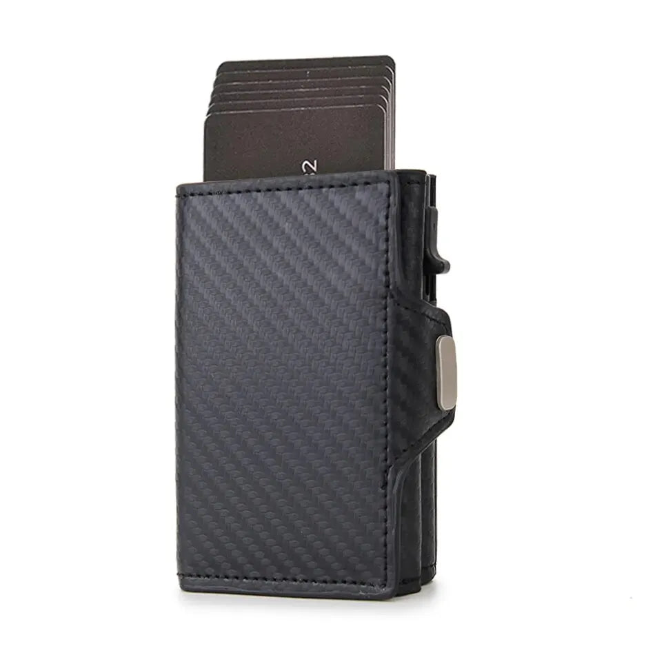 Rfid Carbon Fiber Card Holder Wallets