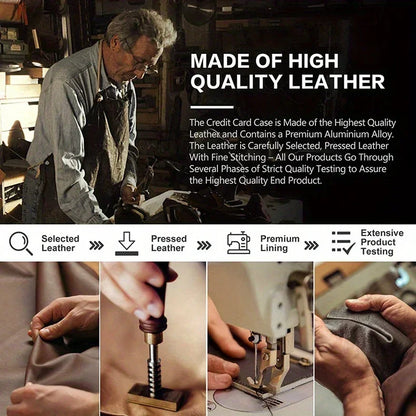Rfid Credit Card Holder Wallets Men Black Magic Trifold Leather Slim Mini Wallet Small Money Bag Male Purses Carteira Masculina