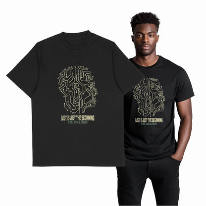 COOLMIND Unisex Circuit Mindset Graphic Cotton T-Shirt | Streetwear