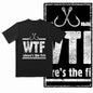 COOLMIND Z1018 Funny Fishing Graphic Cotton Tee