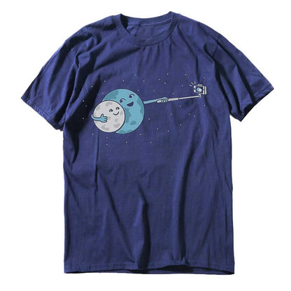 COOLMIND Funny Graphic Cotton T-Shirt | Men's Relaxed Style