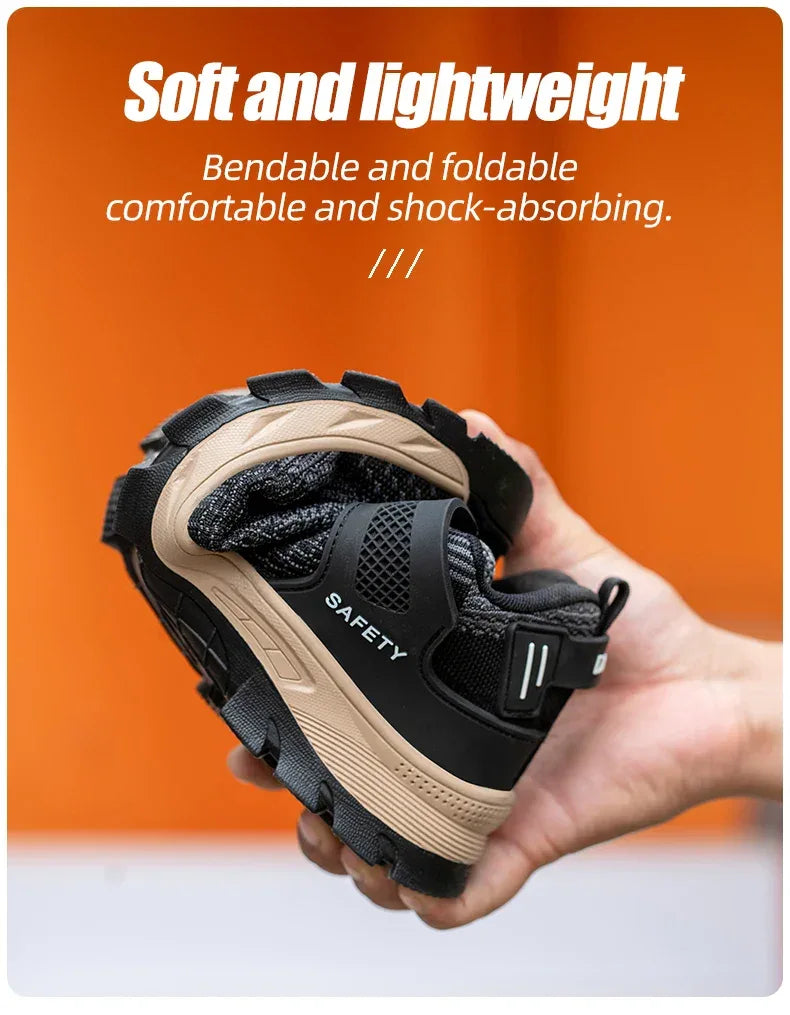 Unisex Indestructible Non-Slip Work Shoes With Steel Toes - ShopHub
