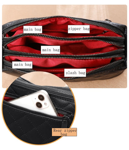 FOXER Genuine Leather Women's Shoulder Bag