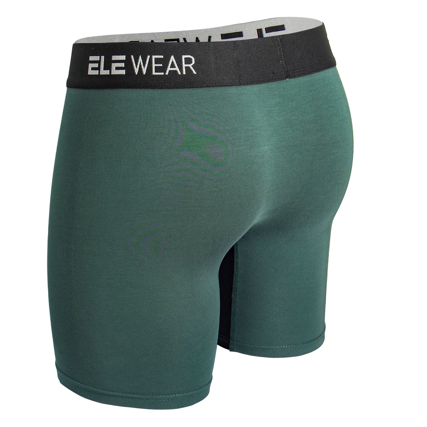 Men's Bamboo Boxer Briefs for Men - Long Sports Underwear, Moisture-Wicking