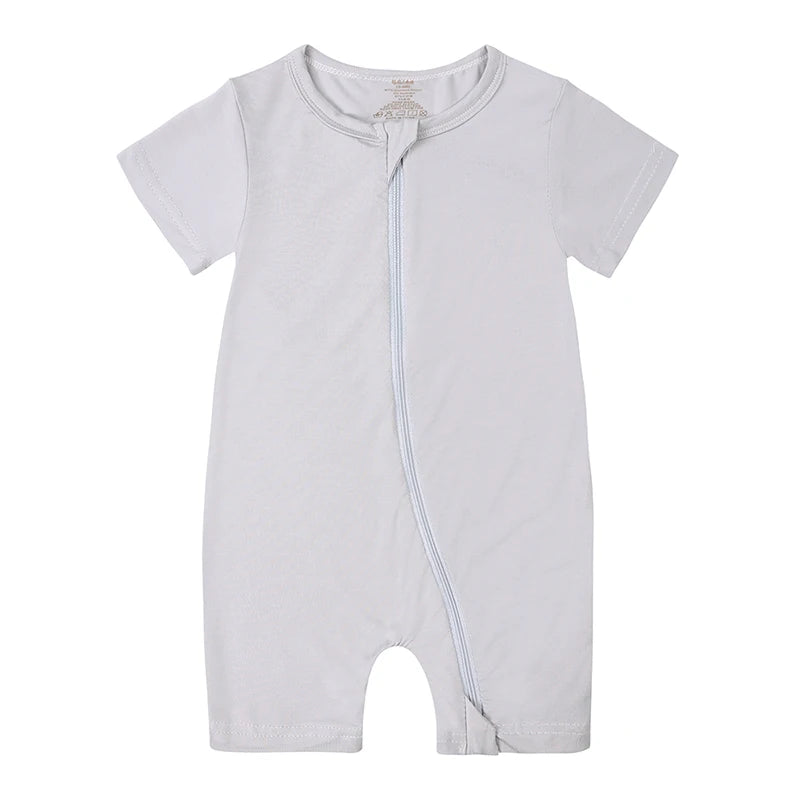 Kids Tales Little Breeze Bamboo-Blend Zip Baby Romper