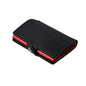 Split Leather Mens Slim Card Holder Wallet with Money Clip RFID Blocking Pop Up Credit Cardholder Minimalist Wallets for Men