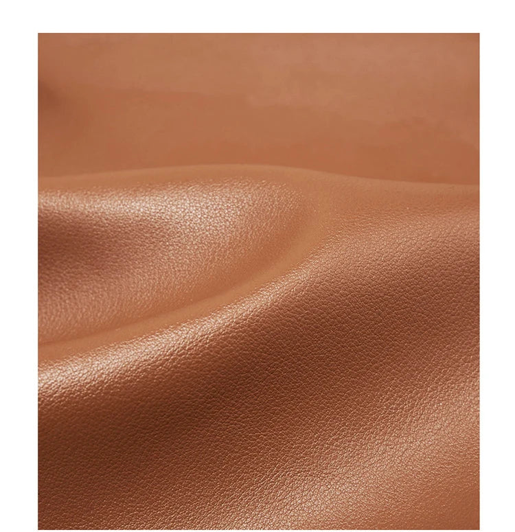 FOXER Large Soft Split Leather Shoulder Bag
