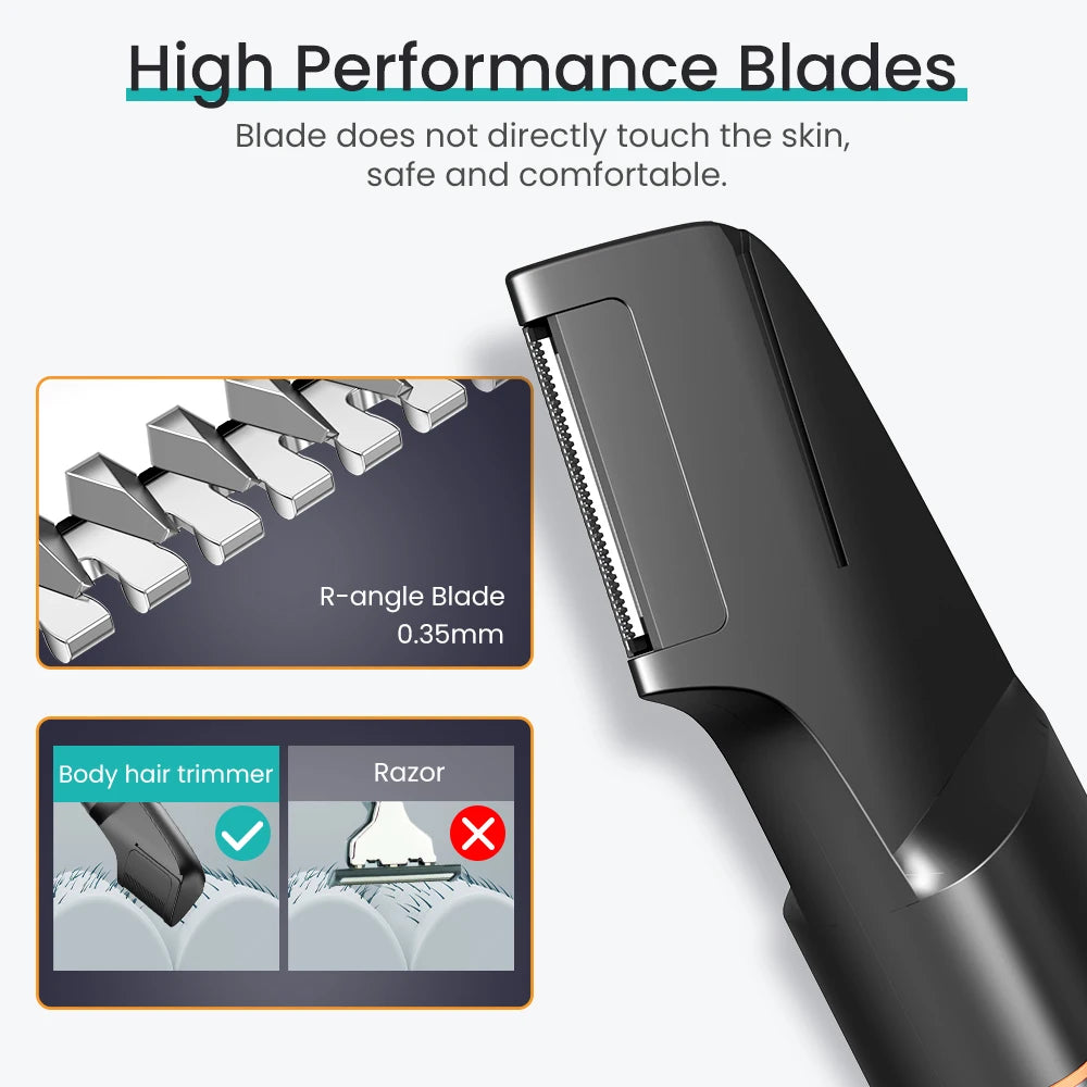 Kensen S16 Body Hair Shaver Kits for Men 3 In 1 Beard Hair Trimmer