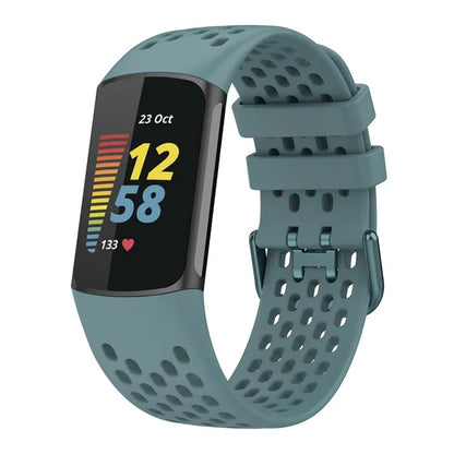 Silicone Strap for the Fitbit Charge 5/6 Series (12 colours available) Habicare