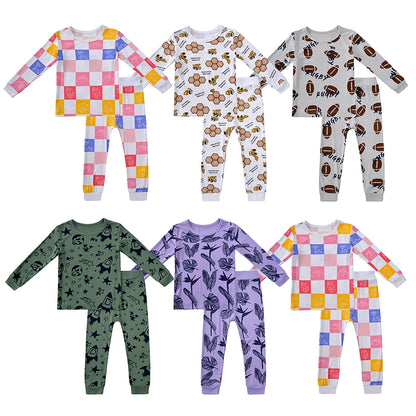 Kids Tales Dreamscape Bamboo-Blend Printed Zip Romper