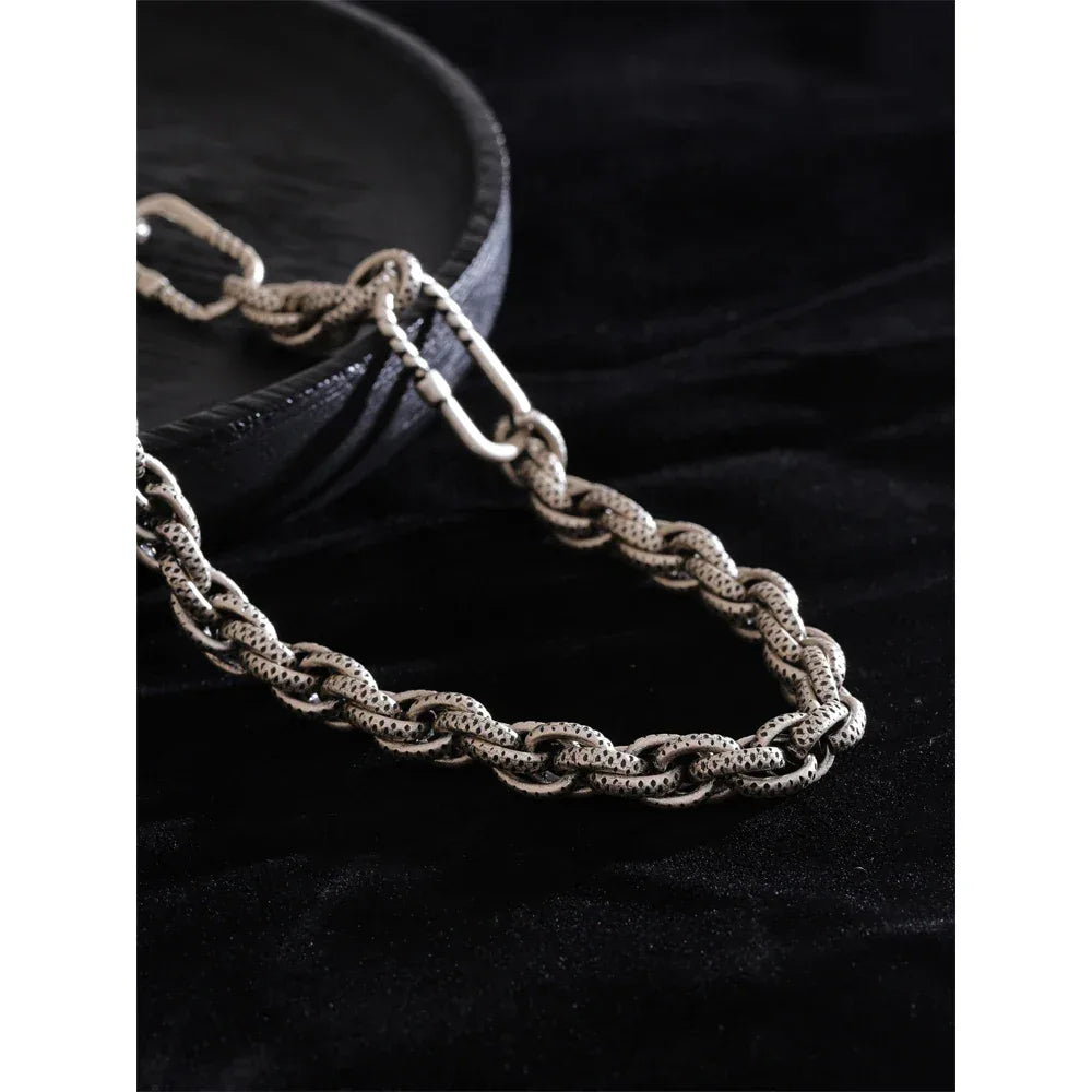 55cm Fashion Classic Stainless Steel Metal Chain Necklace - ShopHub