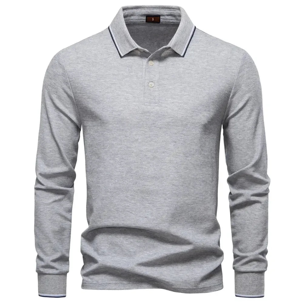 AIOPESON Men's Mock Neck Polo Shirts - ShopHub