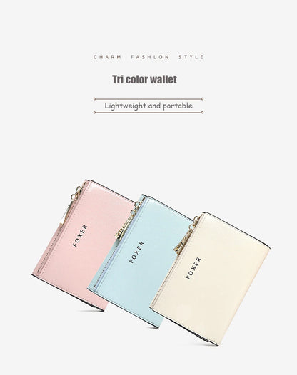 FOXER PU Women's Short Wallet