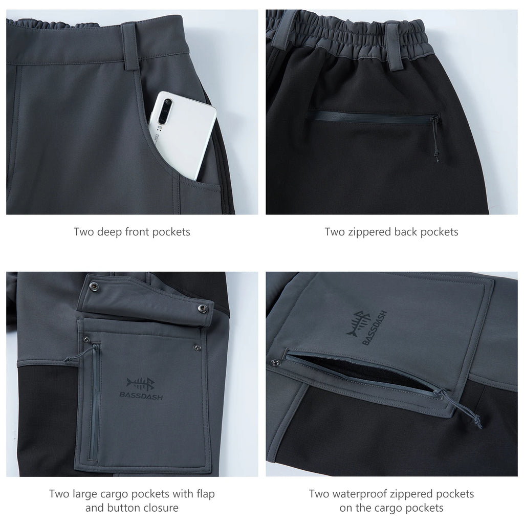 BASSDASH Splice Insulated Hunting Softshell Pants ShopHub