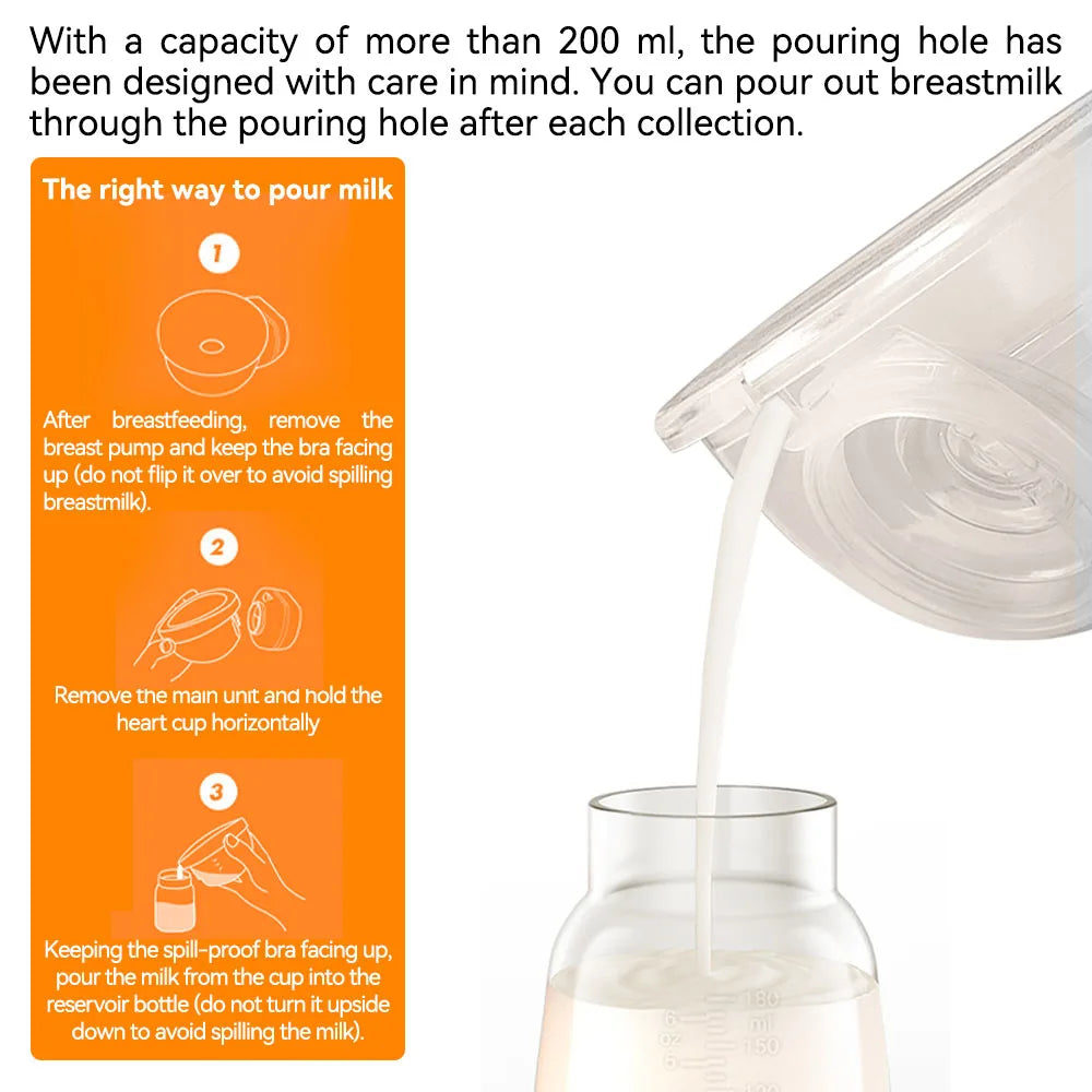 MAMIJOY Portable Double-sided Wearable Smart Breast Pump