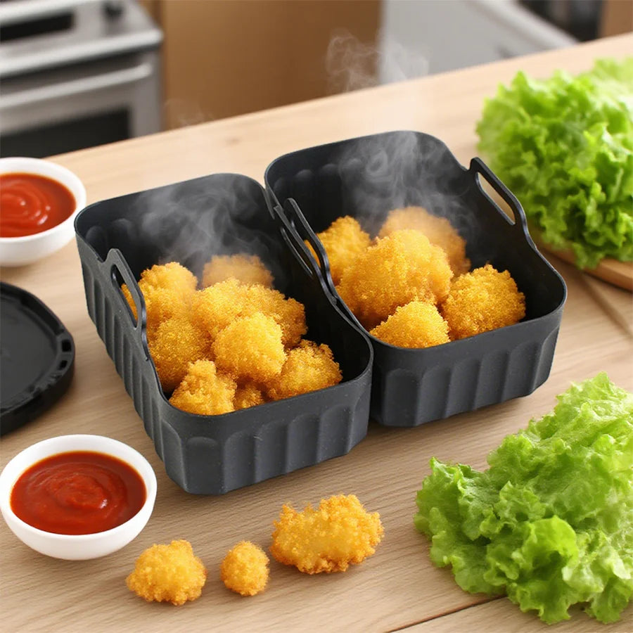 20-22cm Air Fryer Silicone Molds for COSORI, Tefal, Ninja, Philips