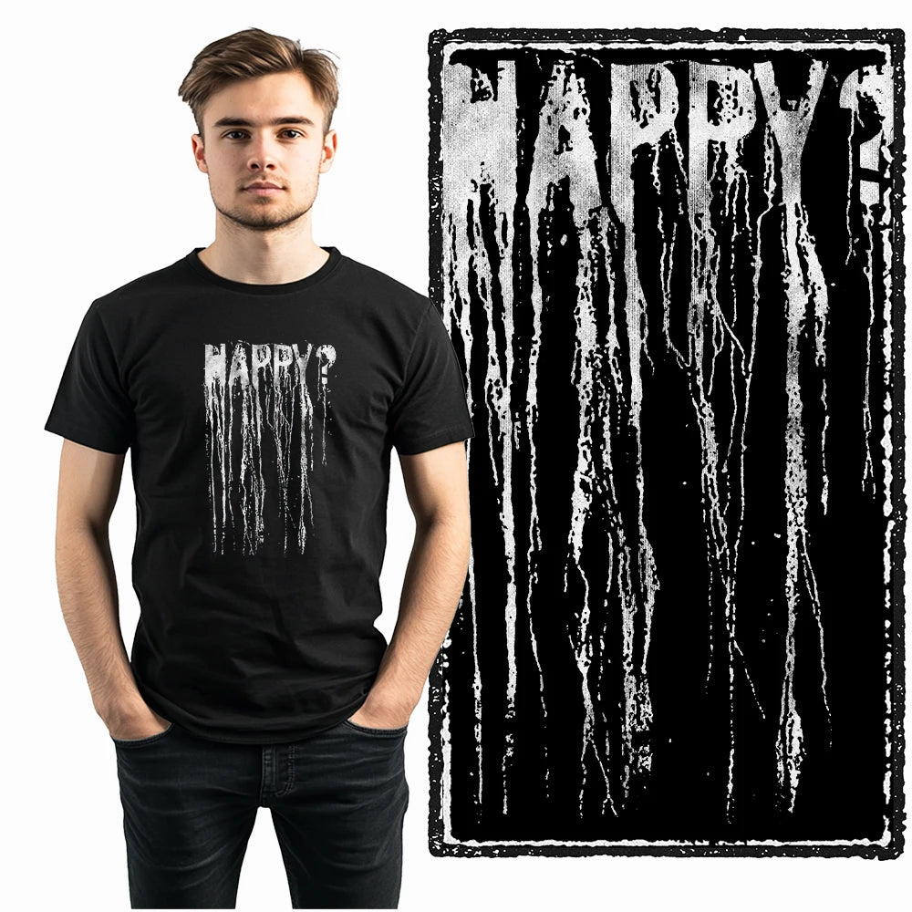 COOLMIND ZG008 Happy Print Cotton Tee