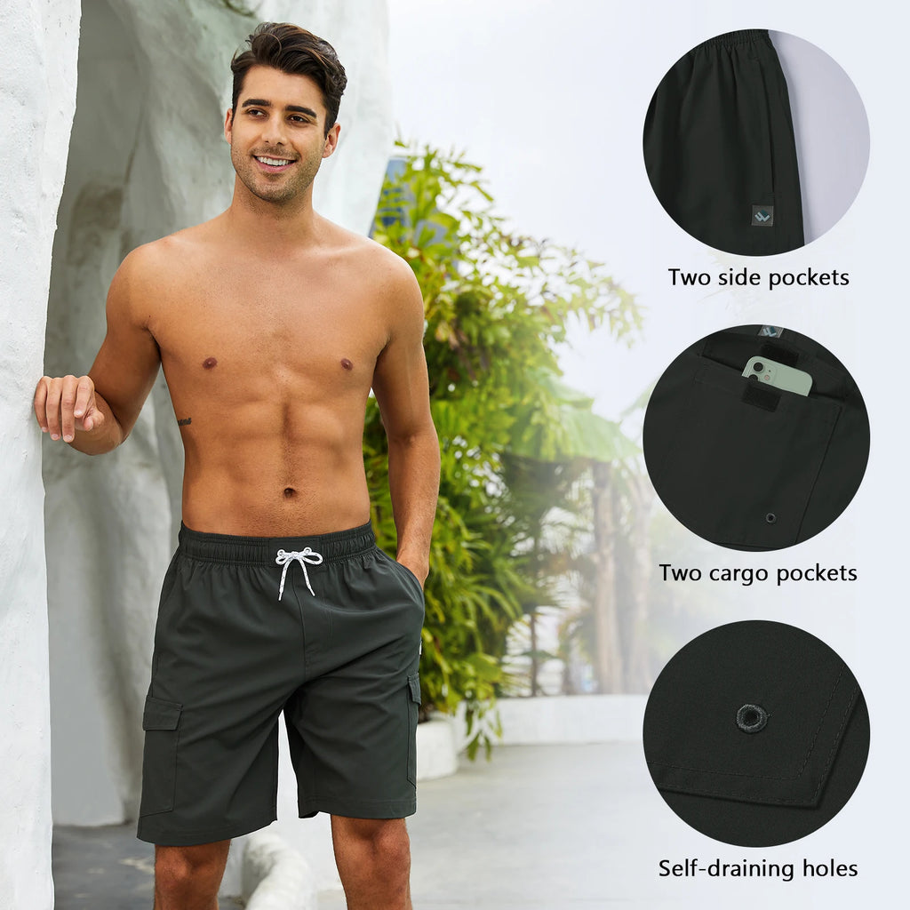 WILDBREATH Men's 9" Swim Trunks ShopHub