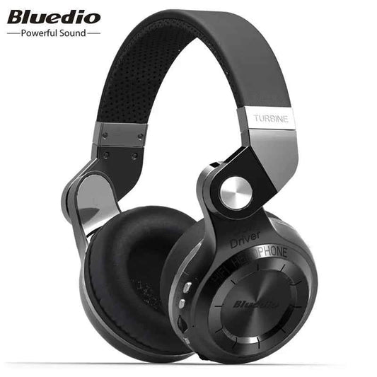 Bluetooth T2+ Headphone Wireless Foldable Sports Earphone with HIFI Sound, 57mm Strong Bass, and SD Card Slot
