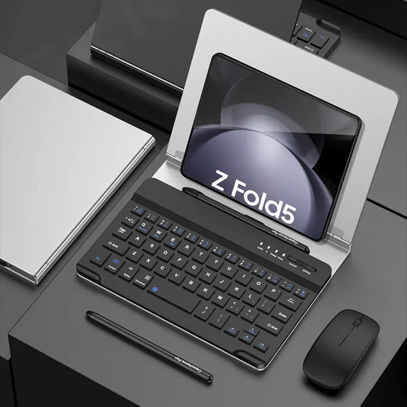 GKK Folding Book Keyboard Stand Case for Samsung Galaxy Z Fold 3, 4, or 5 - ShopHub