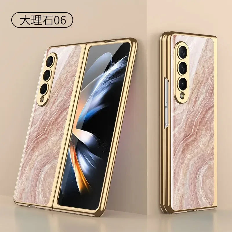 GKK Luxury Plating Frame Case for Galaxy Z Fold 3,4 & 5 - ShopHub