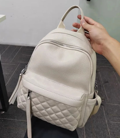 ZOOLER Full Skin 100%Genuine Leather Backpack Black Women's New Fashion Large Travel Bag Designer Business Need #SC1518
