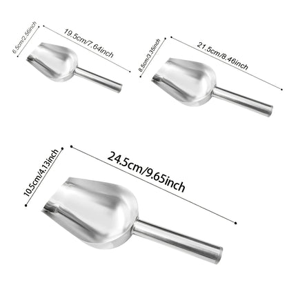 3PC Stainless Steel Scoop Set