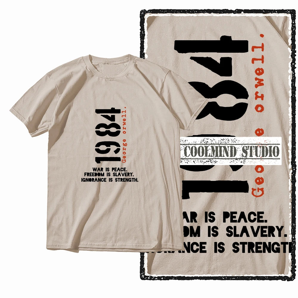COOLMIND X0014 1984 Vintage Graphic Cotton Tee