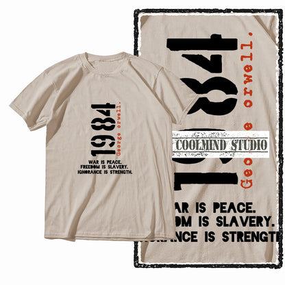 COOLMIND X0014 1984 Vintage Graphic Cotton Tee