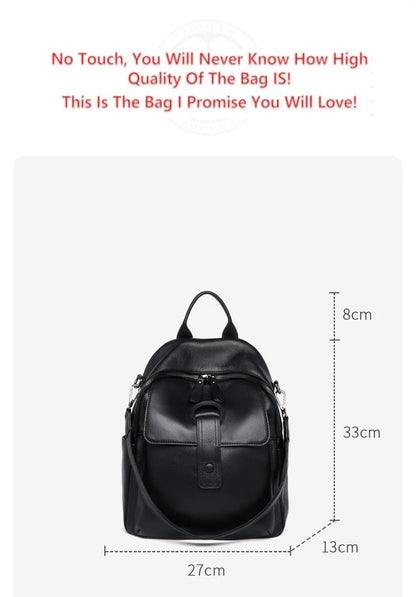 HOT ZOOLER Full Skin 100% Genuine Leather Backpack Women's Bag Classic 2026 New Large Backpack Designer Business Need #SC1700