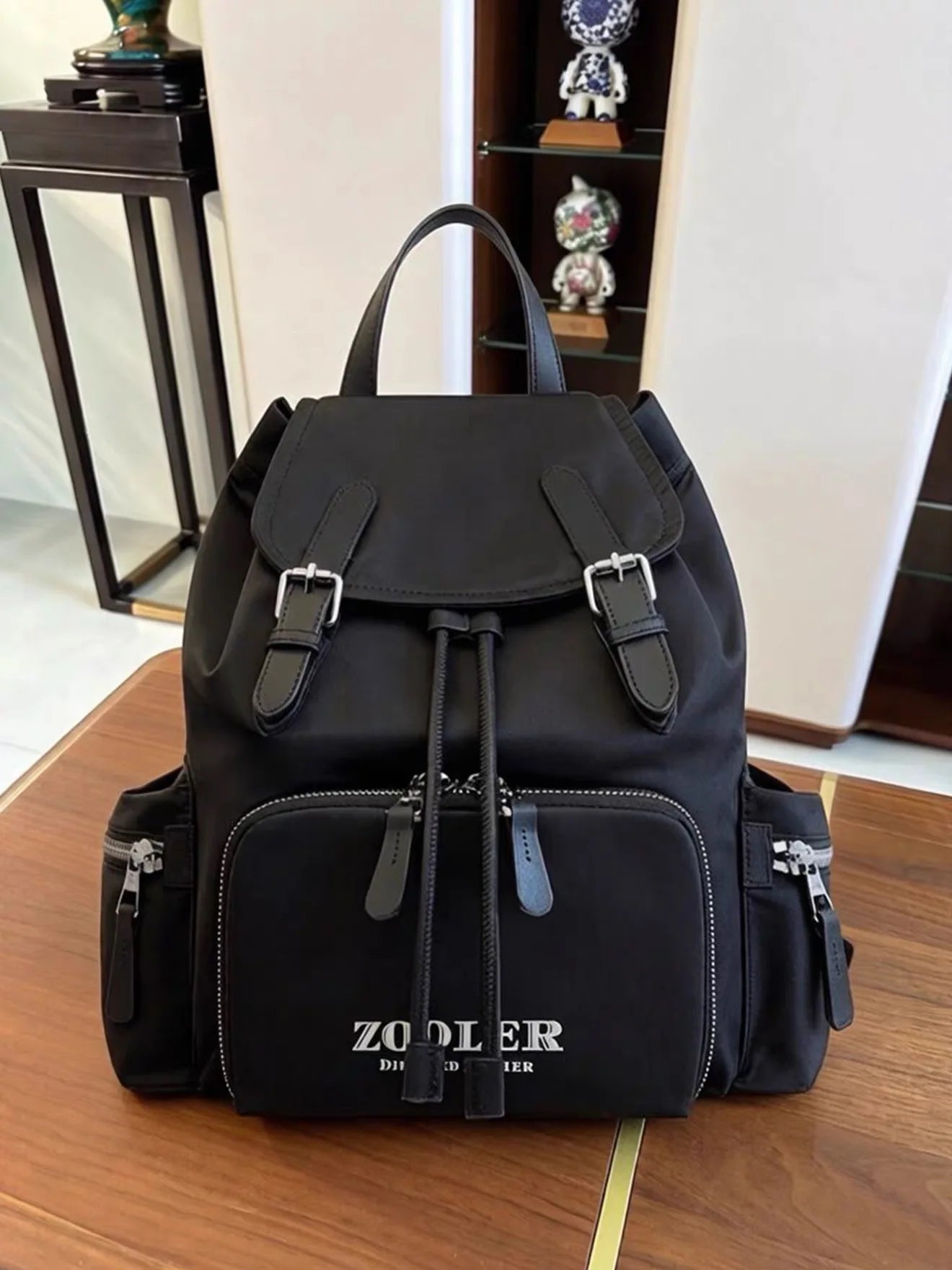ZOOLER Oxford & Leather Backpack