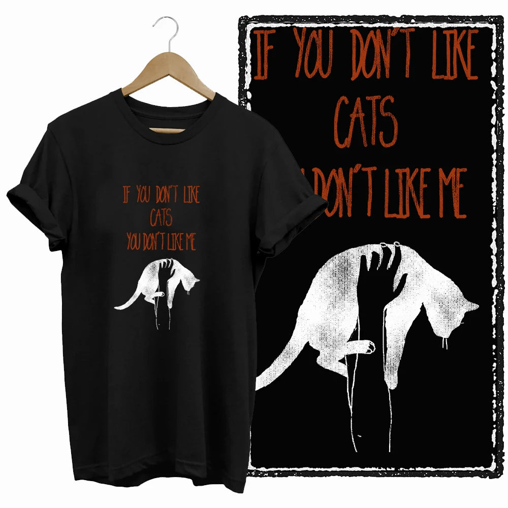 COOLMIND Cat Lover Graphic Cotton T-Shirt | Women's Relaxed Fit
