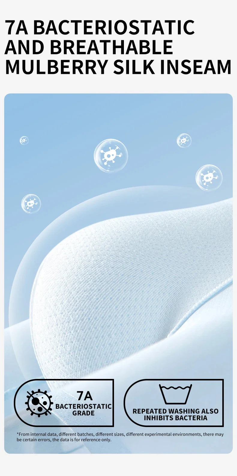 MiiOW Men's Antibacterial Boxers - 3Pcs Ice Silk Breathable Mesh Underwear