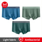 MiiOW Silkly Cool Men Underwear - 3Pcs Antibacterial Crotch Boxer Briefs