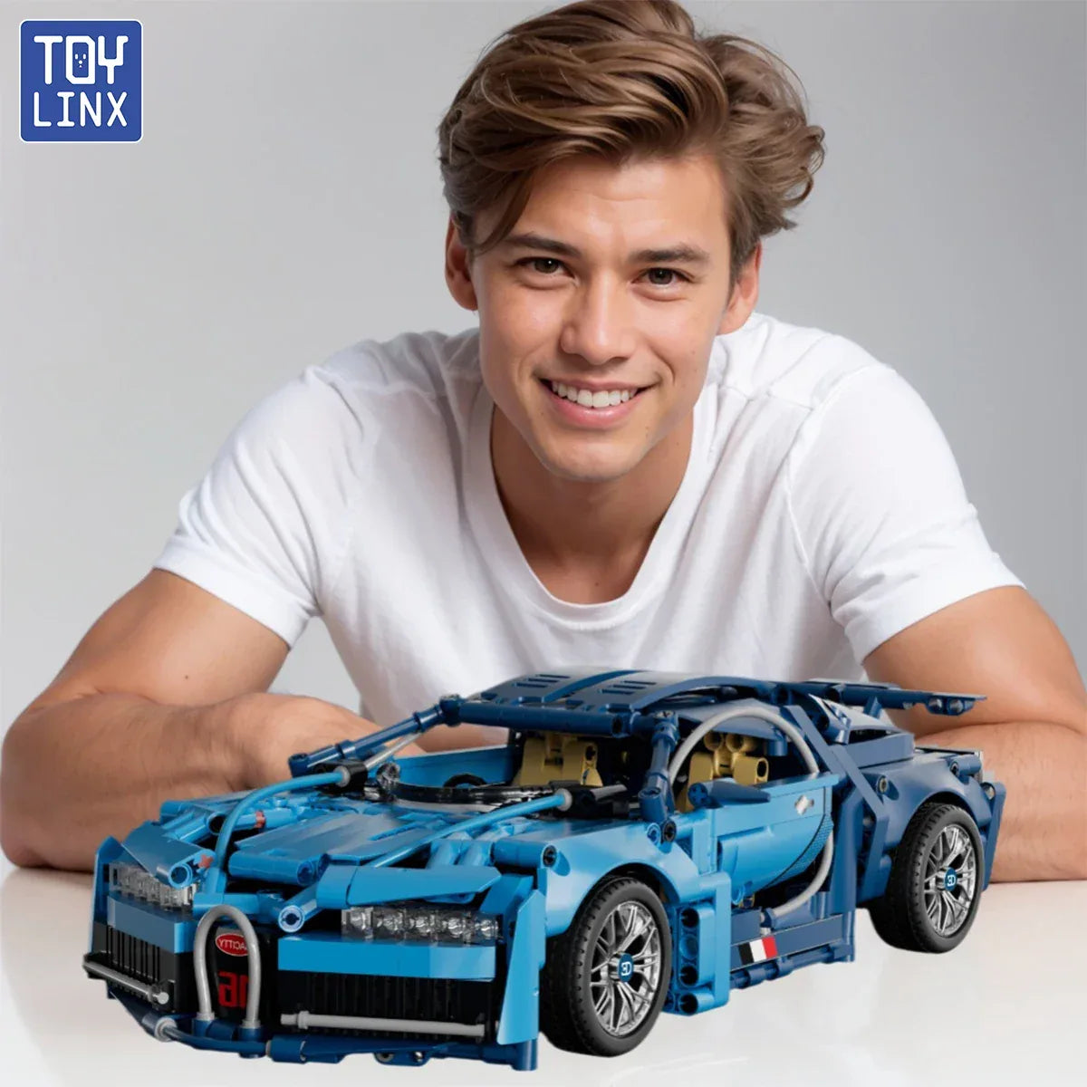 TOYLINX 1:14 Supercar Building Block Toy - ShopHub